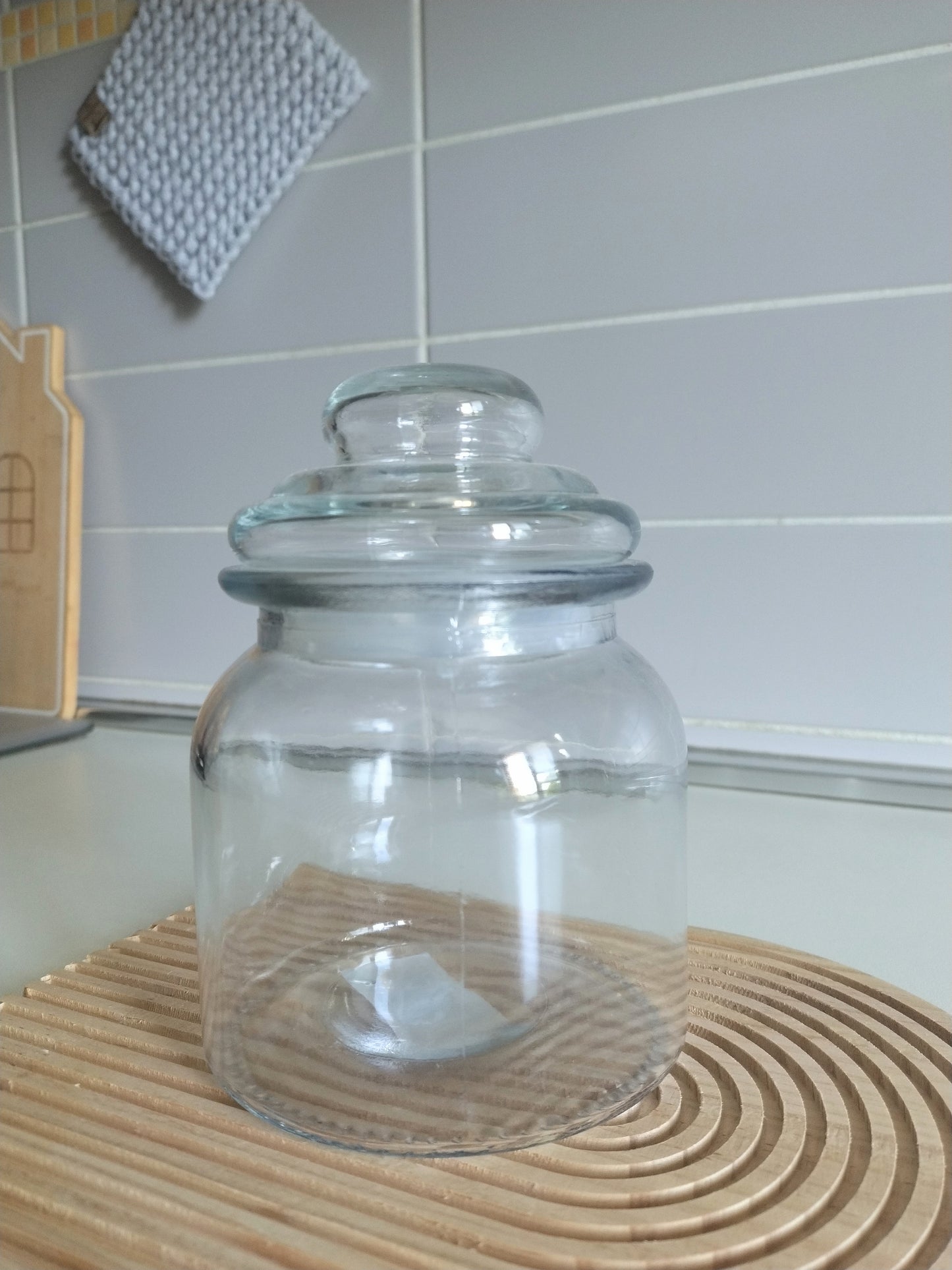 Barattolo da cucina in vetro personalizzabile