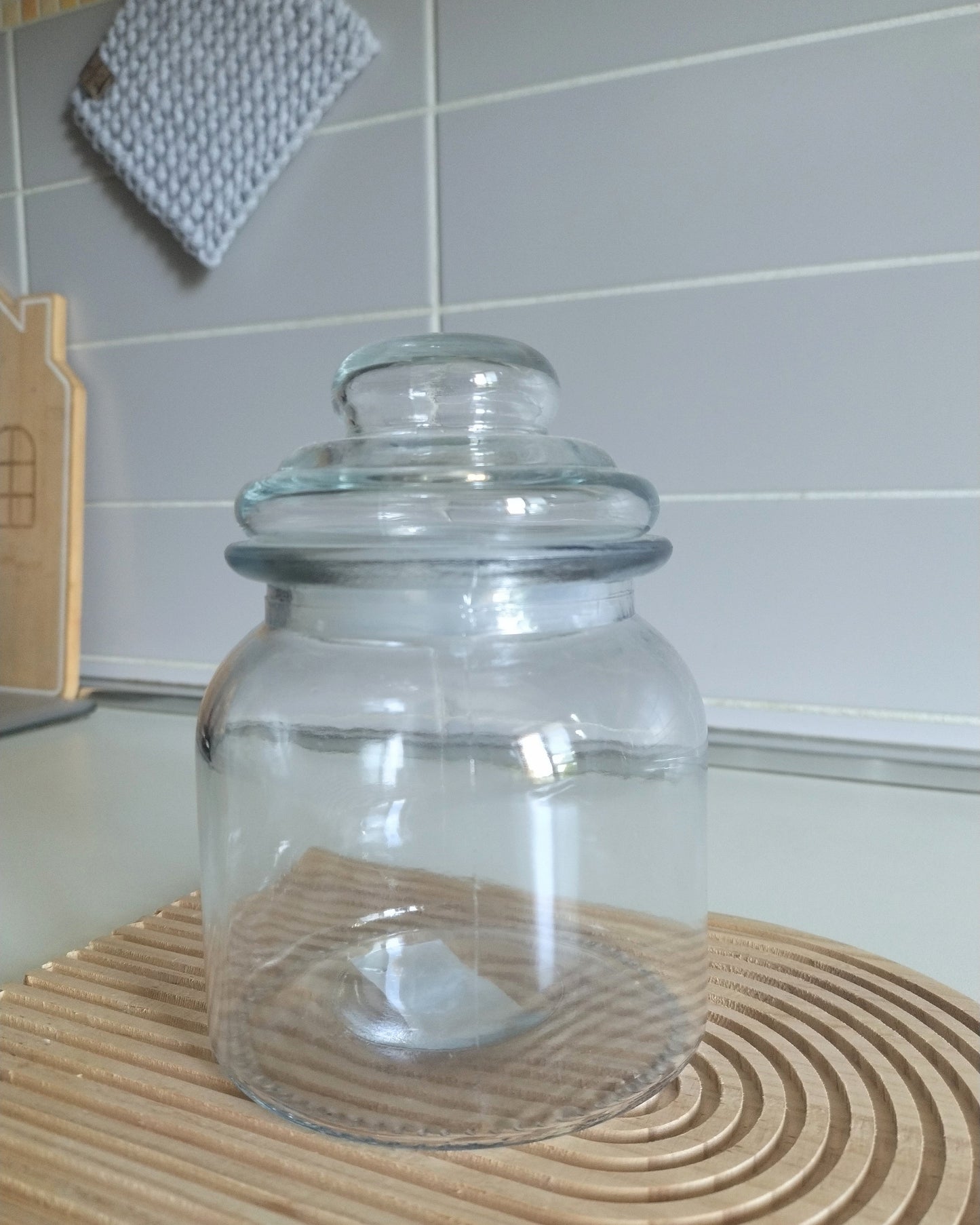 Barattolo da cucina in vetro personalizzabile
