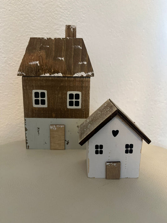 Set 2 casette in legno