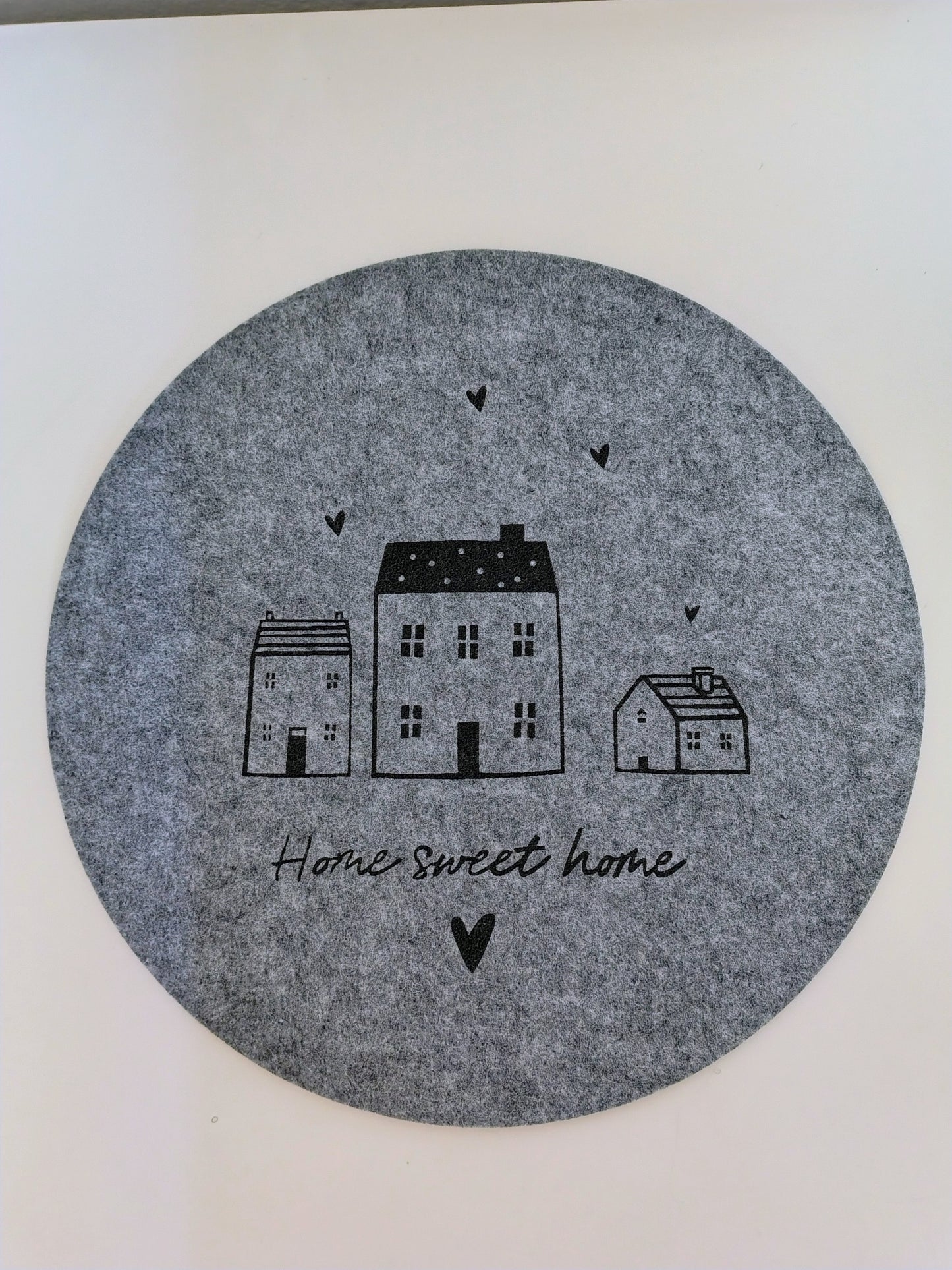 Tovaglietta rotonda home sweet home