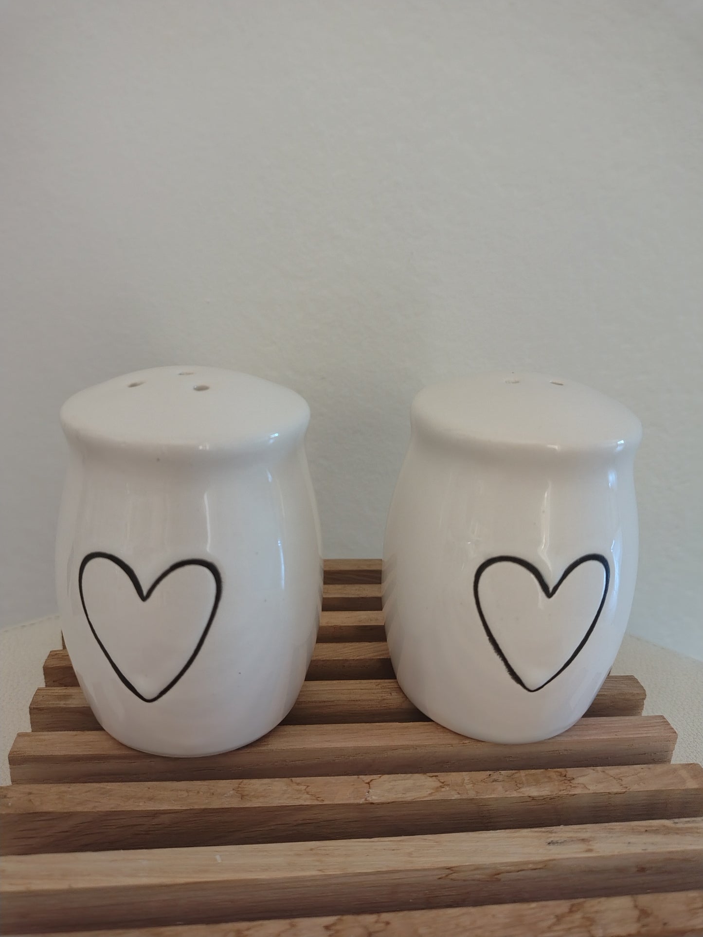 Set  sale e pepe con cuore