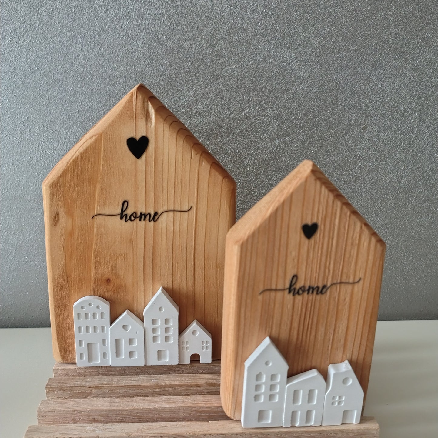 Set casette  in legno  decorative