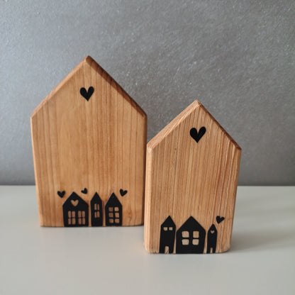 Set casette in legno decorative