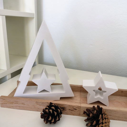 Albero di Natale con stelle