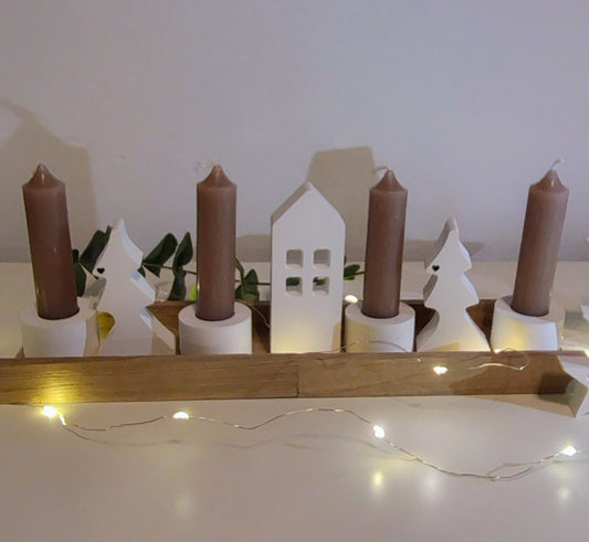 Vassoio corona dell'Avvento