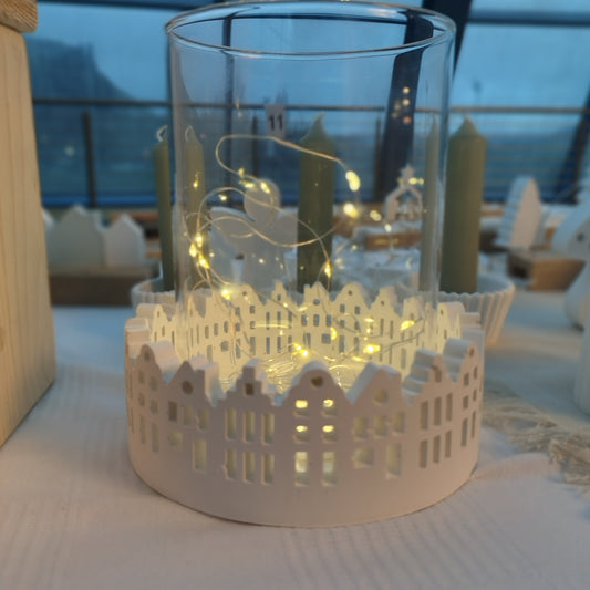 Ciotola  casette con vaso