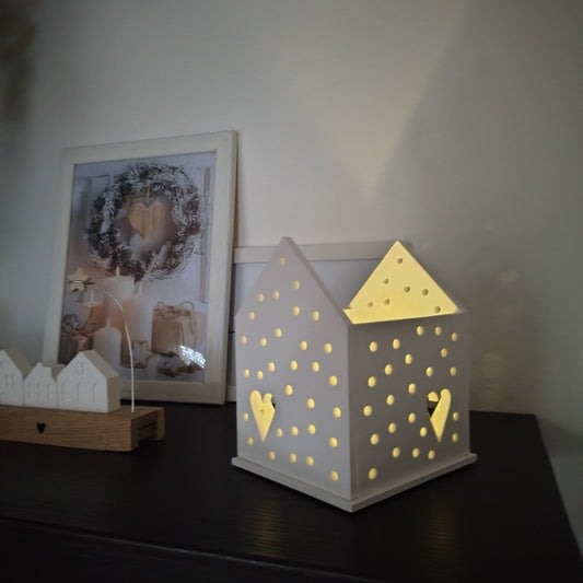 Lanterna casetta con cuore