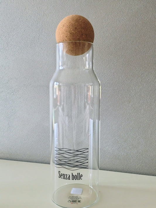 Bottiglia in vetro con tappo in sughero
