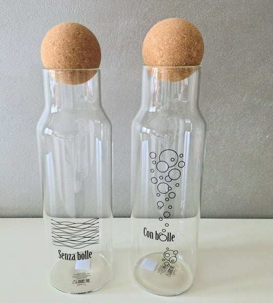 Bottiglia in vetro con tappo in sughero