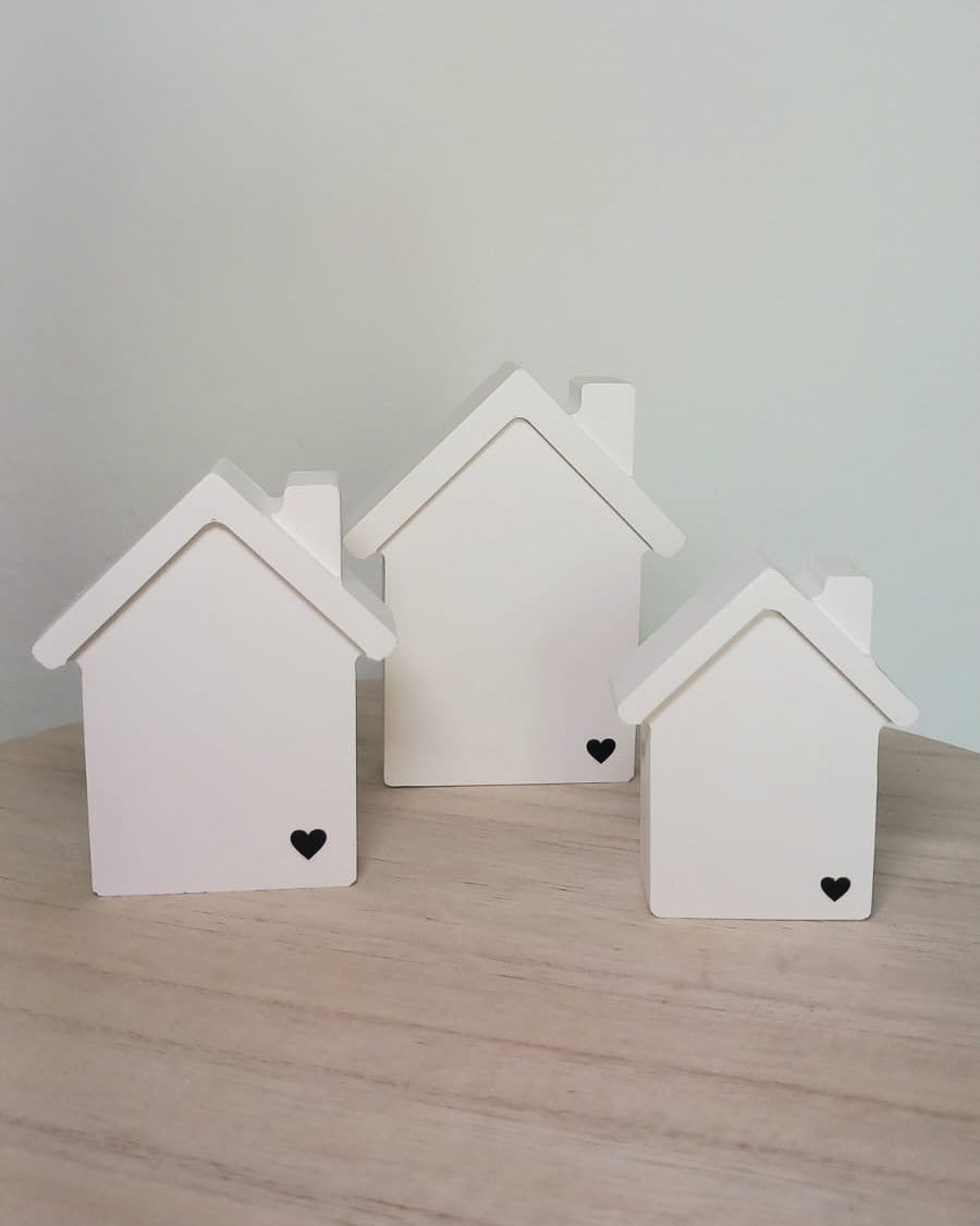 Casetta con cuore laterale